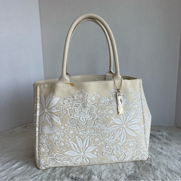 Oscar De La Renta Floral CanvasTote for Neiman Marcus/Target - Picture 3 of 11